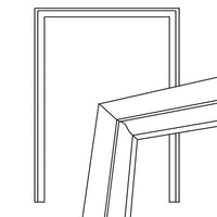Made to Size Internal Double Door Frames