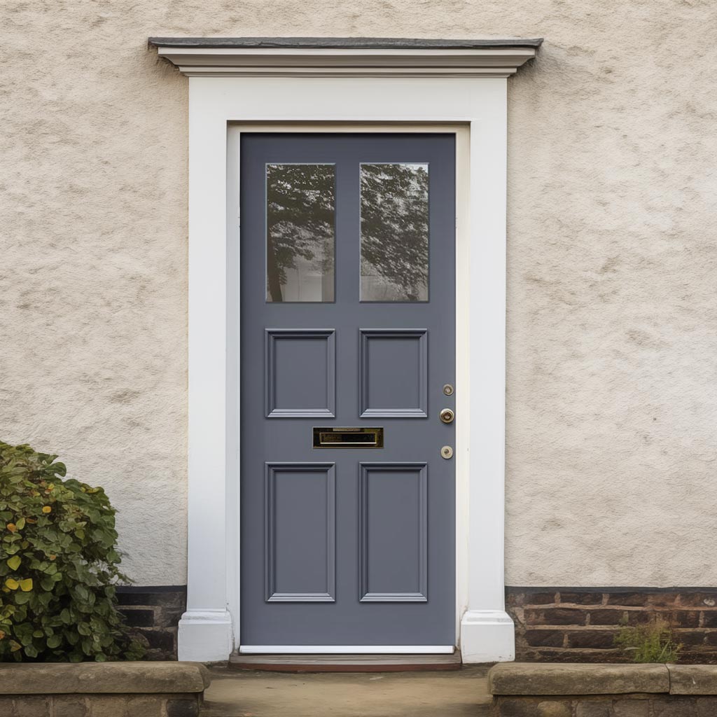Exterior Ailsa Made to Measure Front Door - 45mm Thick - Seven Colour Options - Toughened Double Glazing - 2 Pane