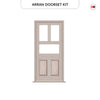 Exterior Victorian Arran 3L 2P Front Door and Frame - Colour and Glass Options