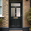 Exterior Victorian Nightingale Made to Measure Front Door - 57mm Thick - Seven Colour Options - Toughened Double Glazing - 3 Pane