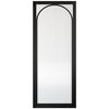 Melrose Black Internal Door - Reeded Glass - Prefinished