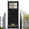 Made to Measure Exterior Skye Front Door - 45mm Thick - Seven Colour Options - Double Glazing
