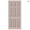 Exterior Georgian Blackwell 9 Panel Made to Measure Front Door - 57mm Thick - Seven Colour Options
