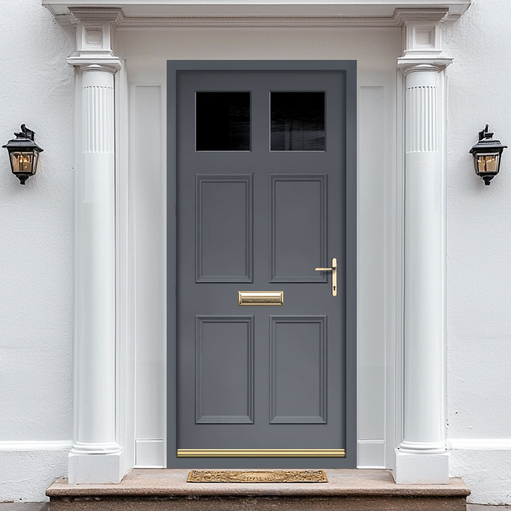 Exterior Colonial 2L 4P Front Door and Frame - Colour and Glass Options
