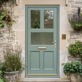Image: Exterior Victorian Arran 3L 2P Front Door and Frame - Colour and Glass Options