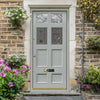 Exterior Victorian Bird 4L 4P Front Door and Frame - Colour and Glass Options