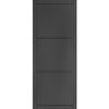 Sliding Top Mounted Black Folding Track & Double Door - Camden Black Door - Prefinished - Urban Collection