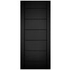 Carolina Black Grained Internal PVC Door - Suitable for Bathrooms