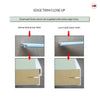 Cairngorm Chartwell Green Grained Internal PVC Door - Suitable for Bathrooms