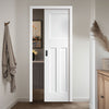 DX30's Panel Single Evokit Pocket Door - White Primed
