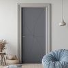 V-Line® Grooved Flush Door V032 - Premium Primed - Six Colour Options