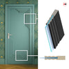 Urban Deco® Solid Wood Internal Door UK Made - Sage Sky Premium Primed - Bespoke Sizes