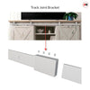 Stainless Steel Double Sliding Track for Wooden Doors - Top Mounted