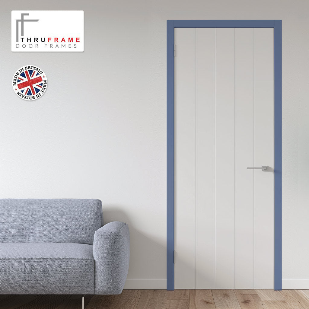 Thruframe Interior Heather Blue Premium Primed MDF Door Lining Frame