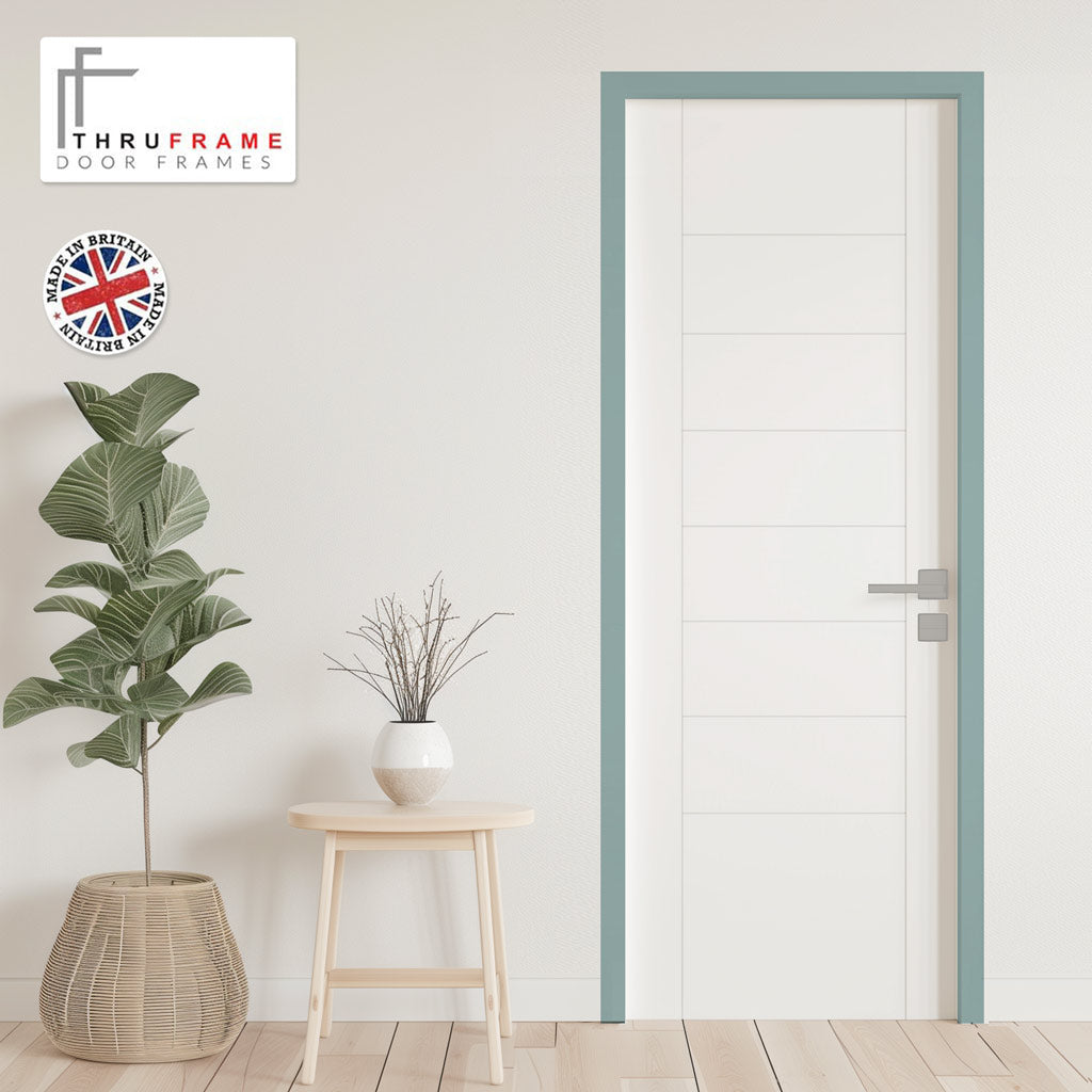 Thruframe Interior Sage Sky Premium Primed MDF Door Lining Frame Sui