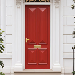 Image: Islington 4 Panel Exterior Hardwood Front Door - Colour Options