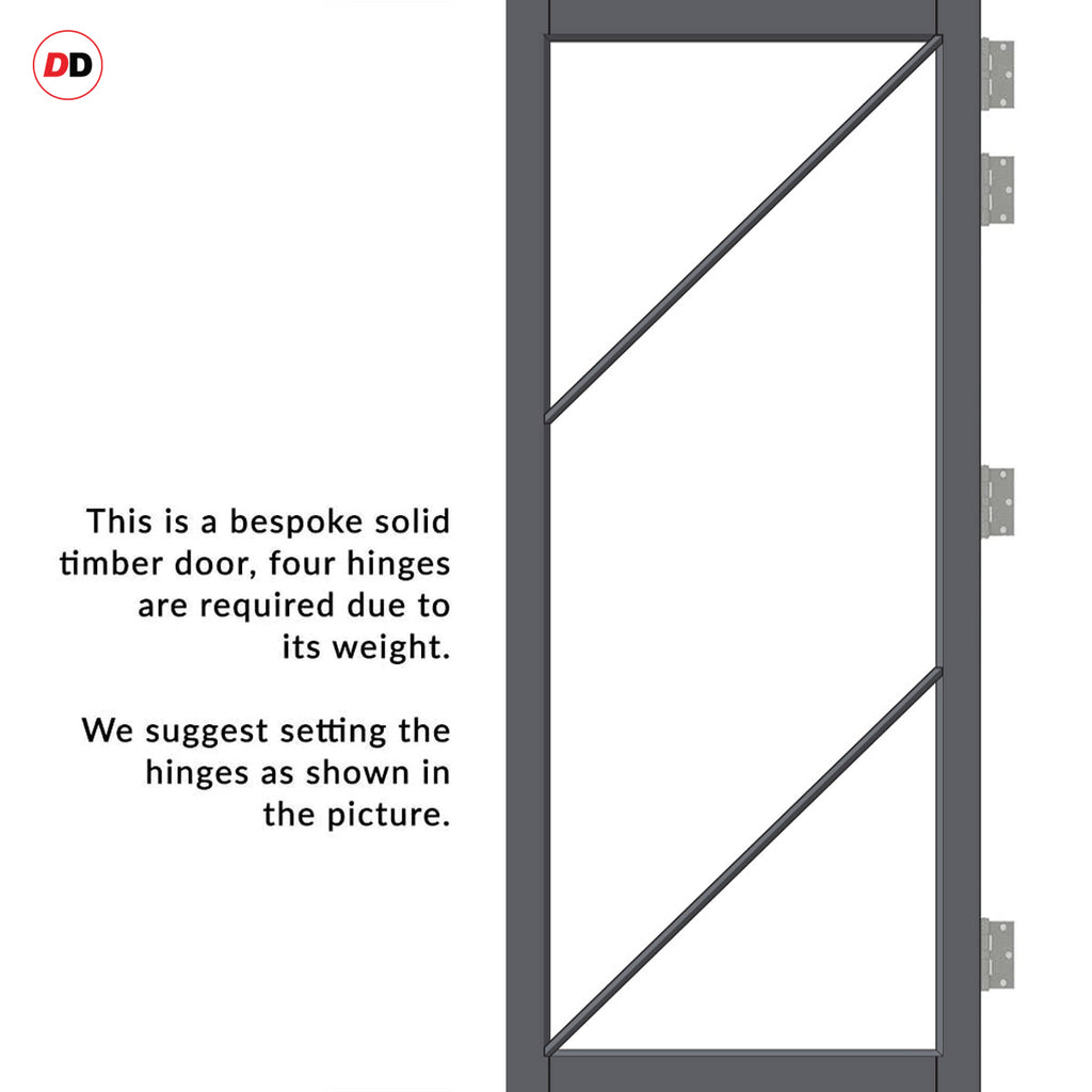 Aria Solid Wood Internal Door Uk Made Dd0124F Frosted Glass Photo Inspiration