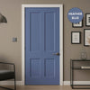 UK Made to Measure - Millgate Panel Victorian  Interior Door - Premium Primed - 7 Colour Options