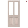 Made to Measure Exterior Straight Top Richmond Front Door - 45mm Thick - Seven Colour Options - Double Glazing