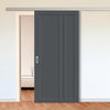 Single Sliding Door & Premium Wall Track - Eco-Urban® Melville 3 Panel Door DD6409 - 6 Colour Options