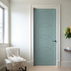 V-Line® Grooved Flush Door V011 - Premium Primed - Six Colour Options