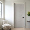 V-Line® Grooved Flush Door V011 - Premium Primed - Six Colour Options