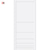 Chord Panel Solid Wood Internal Door Pair UK Made DD0110P - Cloud White Premium Primed - Urban Lite® Bespoke Sizes