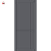 Lerens Panel Solid Wood Internal Door Pair UK Made DD0117P - Stormy Grey Premium Primed - Urban Lite® Bespoke Sizes