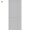 Lerens Panel Solid Wood Internal Door Pair UK Made DD0117P - Mist Grey Premium Primed - Urban Lite® Bespoke Sizes