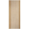 Melbourne Oak Internal Door - Clear Glass - Prefinished