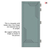 Urban Deco® Solid Wood Internal Door UK Made - Sage Sky Premium Primed - Bespoke Sizes