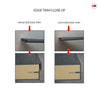 Cairngorm Slate Grey Grained Internal PVC Door - Suitable for Bathrooms