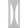 Sorrento Double Absolute Evokit Pocket Door - Light Grey Ash - Prefinished - Clear Glass