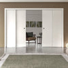 Telescopic Pocket Door Kit for Four Doors - Ermetika Staffetta Quad