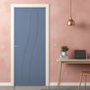 V-Line® Grooved Flush Door V076 - Premium Primed - Six Colour Options