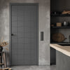 V-Line® Grooved Flush Door V004 - Premium Primed - Six Colour Options