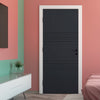 V-Line® Grooved Flush Door V006 - Premium Primed - Six Colour Options