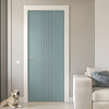 V-Line® Grooved Flush Door V021 - Premium Primed - Six Colour Options