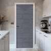 V-Line® Grooved Flush Door V022 - Premium Primed - Six Colour Options