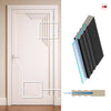 Urban Deco® Solid Wood Internal Door UK Made - Cloud White Premium Primed - Bespoke Sizes