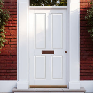 Image: Made to Measure Exterior Colonial 4 Panel Front Door - 45mm Thick - Seven Colour Options