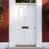 Made to Measure Exterior Colonial 4 Panel Front Door - 45mm Thick - Seven Colour Options
