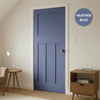UK Made to Measure - Wilton 1930' Panel Interior Door  - Premium Primed - 7 Colour Options