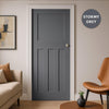 UK Made to Measure - Wilton 1930' Panel Interior Door  - Premium Primed - 7 Colour Options