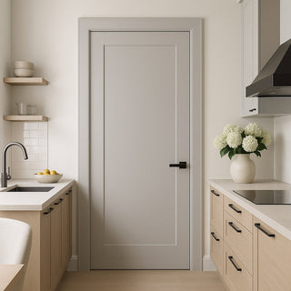Image: UK Made to Measure - Redford Panel Interior Door - Premium Primed - 7 Colour Options