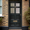 Exterior Georgian Bird Made to Measure Front Door - 57mm Thick - Seven Colour Options - Toughened Double Glazing - 4 Pane