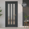 UK Made to Measure - Langley Interior Door - Frosted Glass - Premium Primed - 7 Colour Options