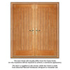 Norfolk Exterior Oak Double Door and Frame Set