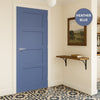 UK Made to Measure - Ashford  4 Panel  Interior Door - Premium Primed - 7 Colour Options