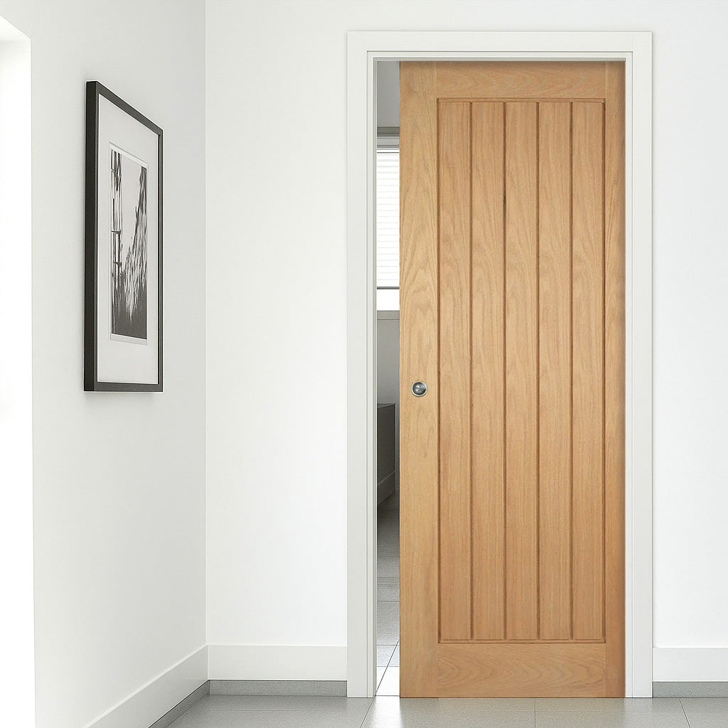 Mexicano Oak Single Evokit Pocket Door
